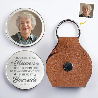 Custom Photo Your Love Is Our Eternal Memory - Memorial Personalized Custom Pocket Hug - Sympathy Gift For Family Members