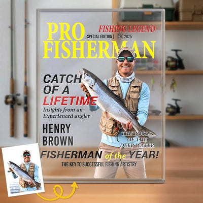 Custom Rectangle Shaped Acrylic Plaque - Personalized Birthday Gifts For Fisherman - Reely Good At This